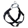 Freedom No-Pull Harness ONLY (1" Wide Medium (23"-28"), Black w/Silver