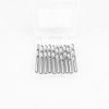 KLOT 10 brocas de carburo sólido de 4 mm, vástago