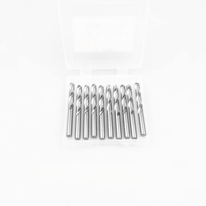 KLOT 10 brocas de carburo sólido de 4 mm, vástago
