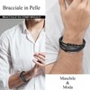 MANVEN Bracelet Papa 1-3, Stainless Steel, No gemstone