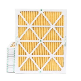 Glasfloss ZL 20x24x1 MERV 11 (FPR 7) Air Filters for AC and Furnace. Case of 12. Actual Size: 19-3/8 x 23-3/8 x 7/8
