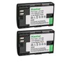 Kastar LPE6 Battery (2-Pack) for LP-E6, LP-E6N, LC-E6, LC-E6E and