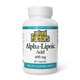 Natural Factors Alpha-Lipoic Acid 400 mg 60 Capsules                                                                                                  