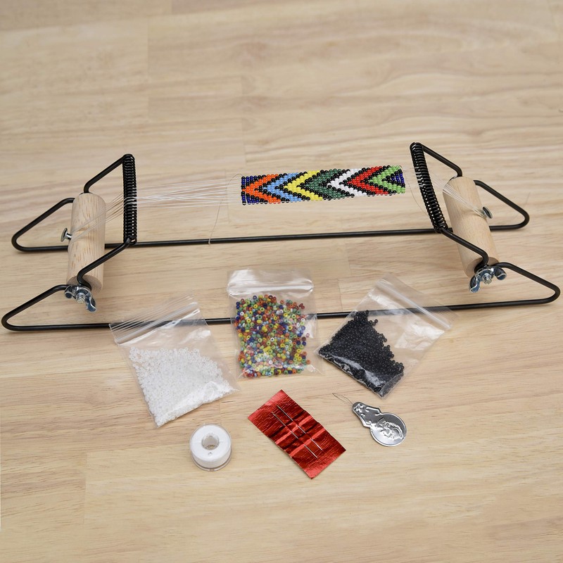 The Beadsmith Metal Bead Loom Kit, Includes Loom (12.5" x