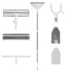 Feeloco 7-in-1 Cleaning Tool Set 47" Handle, Squeegee