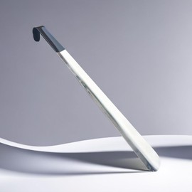 SUNUNICO Shoe Horn Long Handle for Seniors, Men, Kids and Women, Extra Long Metal Shoe Horn - 16.5 inch Heavy Duty Stainless Steel Shoehorn