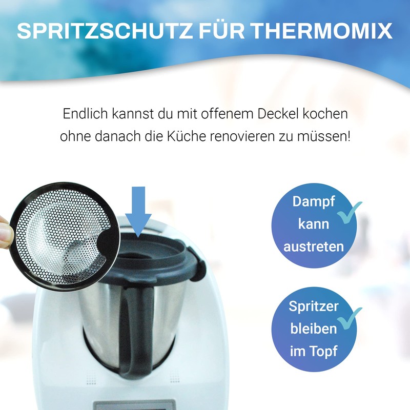 mix-slider Splash Guard Screen for Thermomix TM6 TM5 TM31