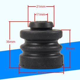 MODJUEGO Rubber Anti Vibration Rubber Pad Shock Absorber Air Conditioner Compressor Accessories 3 Pack