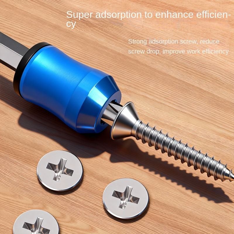 Magnetic Screwdriver Bit Ring for Drill Bits, Strong Magnetizer Sleeve