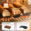 Astero 2 Pack Mini Loaf Pan with 8 Cavities Each,