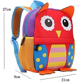 Nursery Backpack for Boys and Girls from 1 Year/Tiny Bag/Preschool Backpack Boys and Girls/Children's School Backpack/Nursery Backpack/Crib Gift School 27 x 21 x 9 cm, red