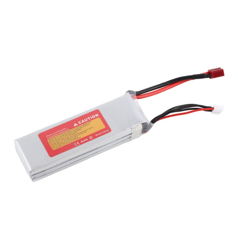LiPo Battery Pack 11.1V 3S 1800mAh 25C Rechargeable LiPo Battery