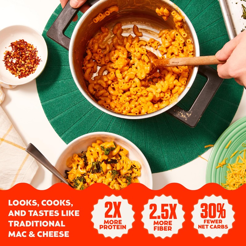 Banza Elbows & Classic Cheddar Mac and Cheese - High