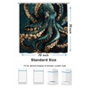 Octopus Shower Curtain Nautical Underwater Ocean Coastal Animals Adventure Wildlife