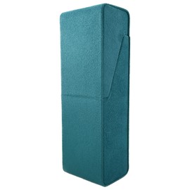 SAKAE D-17 Glasses Stand & Case Toray Ultra Suede Grace Case & Stand, Turquoise
