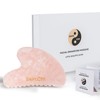 Skin Chi Rose Quartz Gua Sha Facial Comb – Real