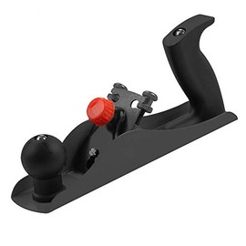 1Pcs Adjustable Wood Plane, Black Smoothing Plane Shaving Tool Ideal for Hobby Woodwork Projects