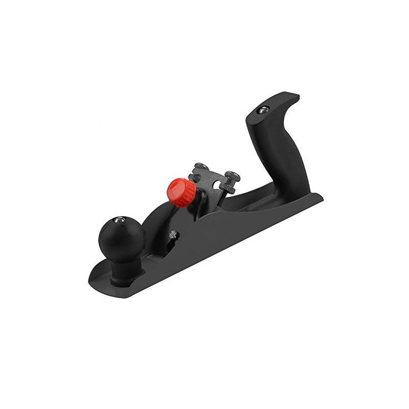 1Pcs Adjustable Wood Plane, Black Smoothing Plane Shaving Tool Ideal