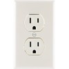 UltraPro GE, Light Almond, GE Grounding Duplex Outlet, In Wall