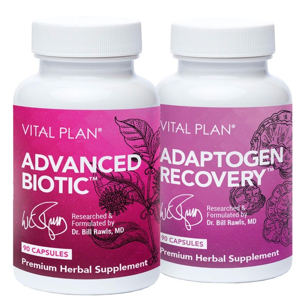 Vital Plan Immune Support Supplements by Dr. Bill Rawls – Immune Boost Bundle w/ Japanese Knotweed, Cat’s Claw, Chinese Skullcap & Reishi Mushroom