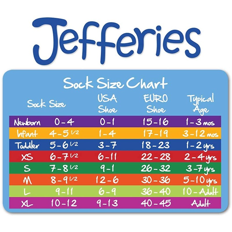 Jefferies Socks Calcetines para niñas con diseño de rayas arcoíris