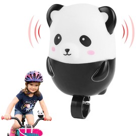 VIDSTW Bicycle Horn Children's Bicycle Bell Children Cute Bell Bicycle Children for Boys and Girls Horn Bicycle Loud Bicycle Horn for Bicycles Scooters Tricycles (Panda)