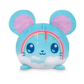 Teeturtle Reversible 4" Mouse Plushie - Mystical Mushroom Mouse - Cute Kawaii Soft Plush