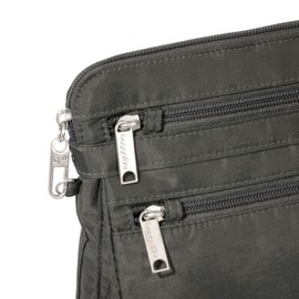 Baggallini Women's Securtex Anti-Theft Large Crossbody, Charcoal, One Size