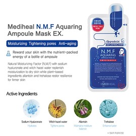 Grehge heet Mask Bundle N.M.F Aquaring Ampoule + Collagen Impact + Teatree Care + E.G.T Timetox Ampoule EX + W.H.P White Hydrating Black EX, 2pcs Each, 5 Different Masks, Totally 10 Sheets