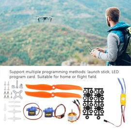 Byttlerom SG90 Servo 2212 KV2200 Brushless Motor 30A ESC 6035 Propeller Accessory Servo Motor Electric Motor Kit for Rc Airplane Motor