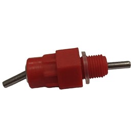 RHYTHM TESTAMENT for Chicken Nipple Water Spigot for Bucket Waterer Poultry Screw in Red