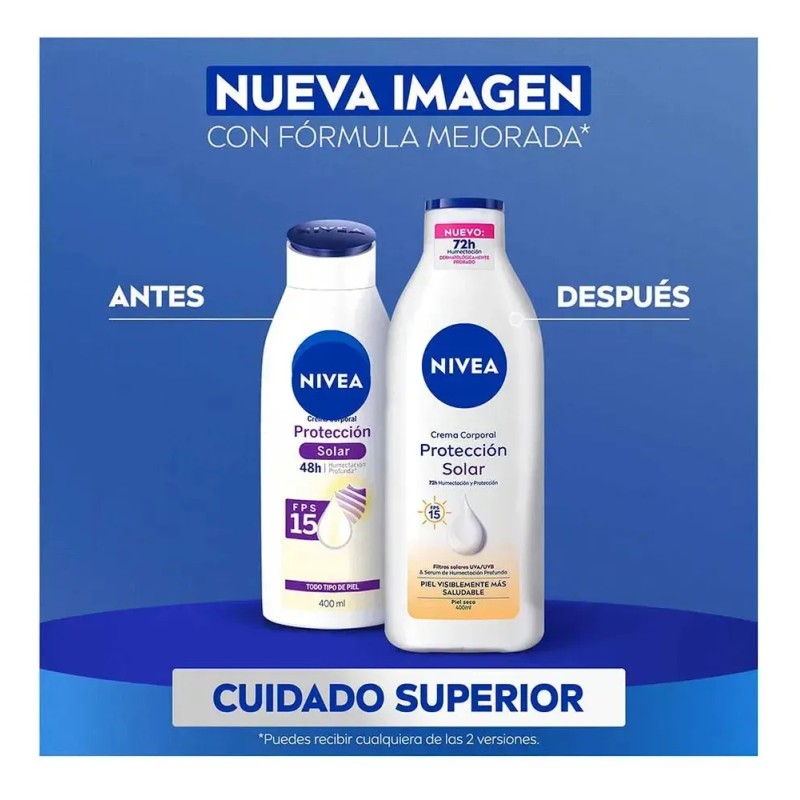 Nivea Body Protección Solar Fps 15 400ml