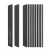 ForPro Professional Collection Rectangular Foam Boards, Black, 100/180 Grit, Double-Sided