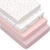 4 Pack Crib Sheets for Girls – Fitted Crib Sheets