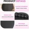 Guantes Exfoliantes de Goma Blanda y Silicona para Ducha -