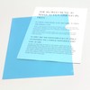 Plus Color Clear Holder A4 Vertical Blue 10 Books 89-341