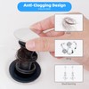 2 Pack Push and Seal Pop-up Drain Stopper with Overflow