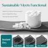 Water Absorbing Stone Tray for Sink, Diatomite Drying Stone for