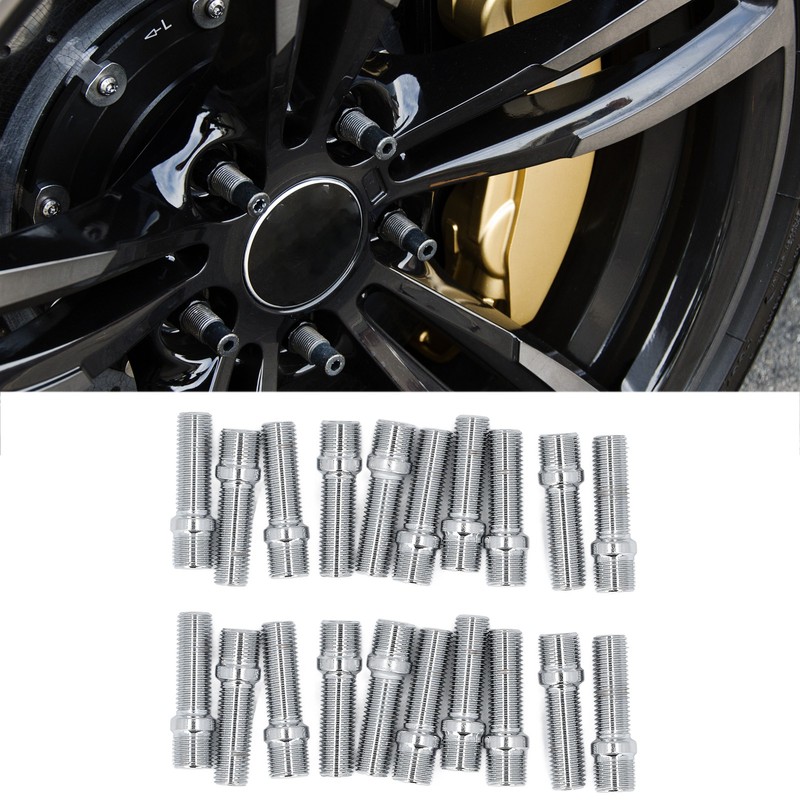 20Pcs Wheel Stud Conversion Screw Adapter 32mm Shank for TT