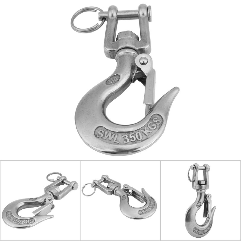 304 Stainless Steel Swivel Eye Clevis Lifting Chain Snap Hook
