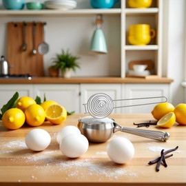 Stainless Steel Egg Separator,Yolk White Separator Tool, Food Grade Stainless Steel Egg Divider Egg Sieve Egg Extractor, Kitchen Gadget Cooking Baking Tool, Dishwasher Safe Specialty Tools and Gadgets