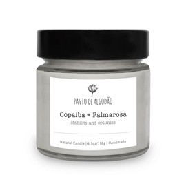 Natural Aromatic Candle | Copaiba + Palmarosa | 6.7oz