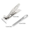 AIXXCUVQ Safe and Sharp Curved Large Opening Nail Forclipper Tight