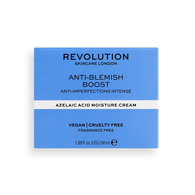 Revolution Skincare London, Azelaic Acid Anti Blemish Moisturiser, 50 ml