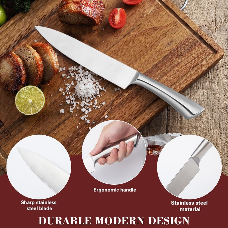 Chef's Choice 8-Piece Stainless Steel Knife Set - Kitchen Knife