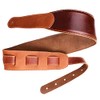 Guitar Accessories Thick Genuine Leather Electric Bass Guitar Strap Adjustable
