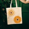 FINGERINSPIRE 6 Pcs Sunflower Painting Stencil with Brush 20x20cm