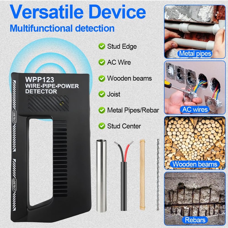 Wall Scanner & Metal Detector，High Sensitivity Stud Finder Wall Scanner