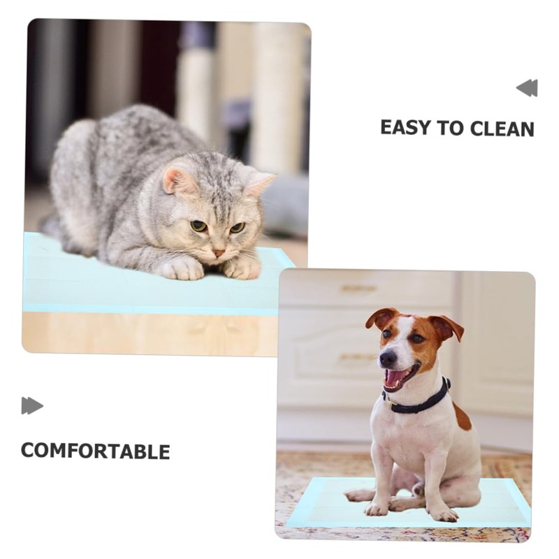 Gatuida 50pcs Leak-Proof Disposable Pet Training Pads Absorbent Pee Pads