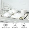 Herbs Flowers Botanical Butterfly Dish Drying Mat for Kitchen Counter